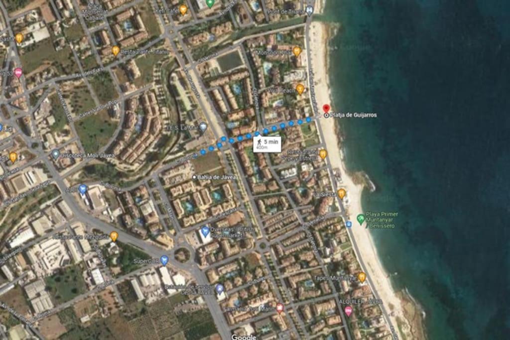 Javea Beach Blue House Exterior photo