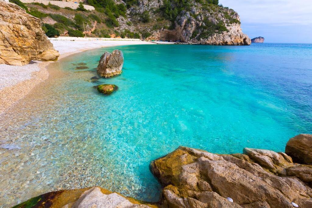 Javea Beach Blue House Exterior photo